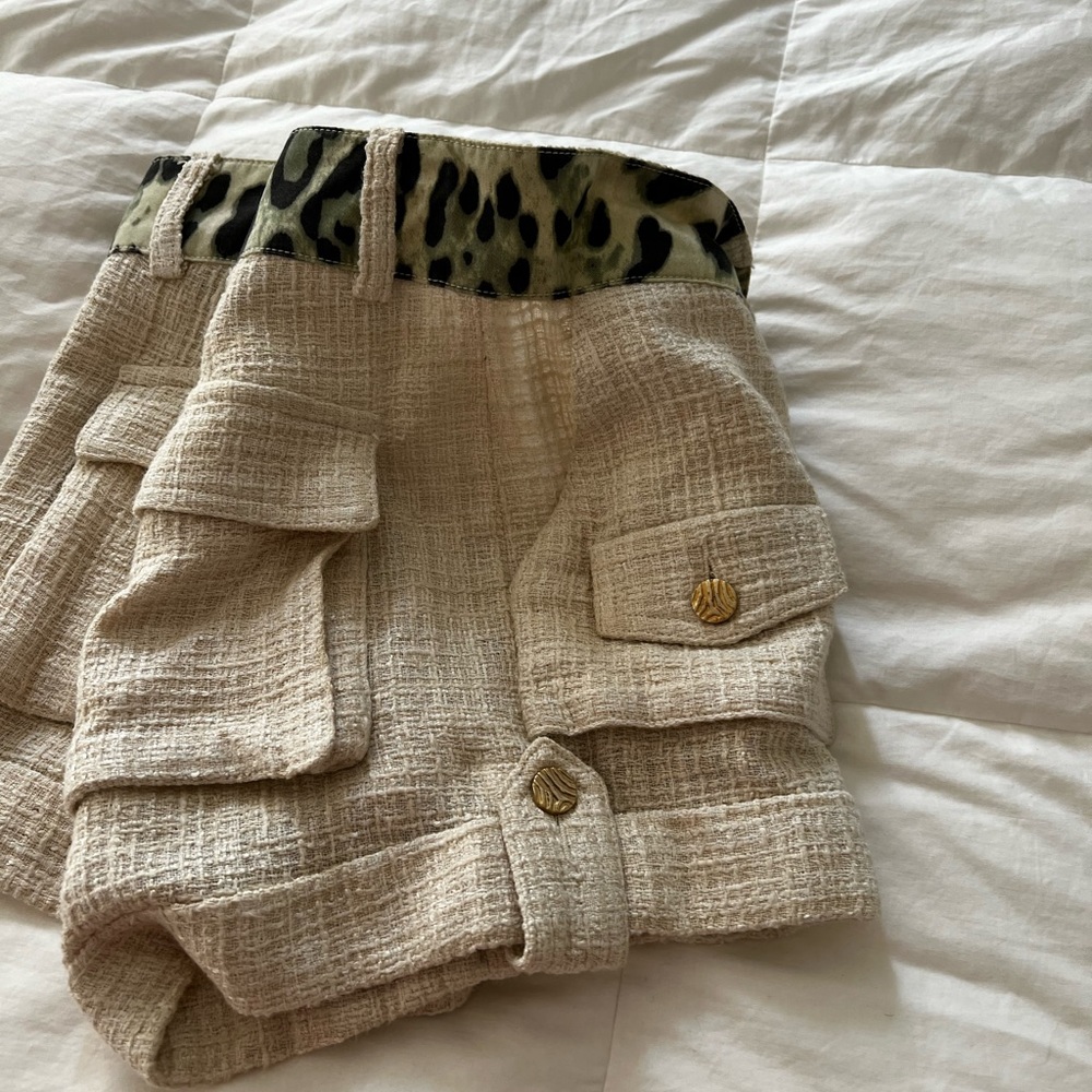 Roberto Cavalli Tweed Shorts - Picture 5 of 8